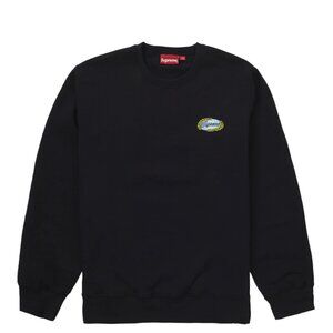 Brand New! Supreme S/S 19 Chain Logo Crewneck (Black) Large